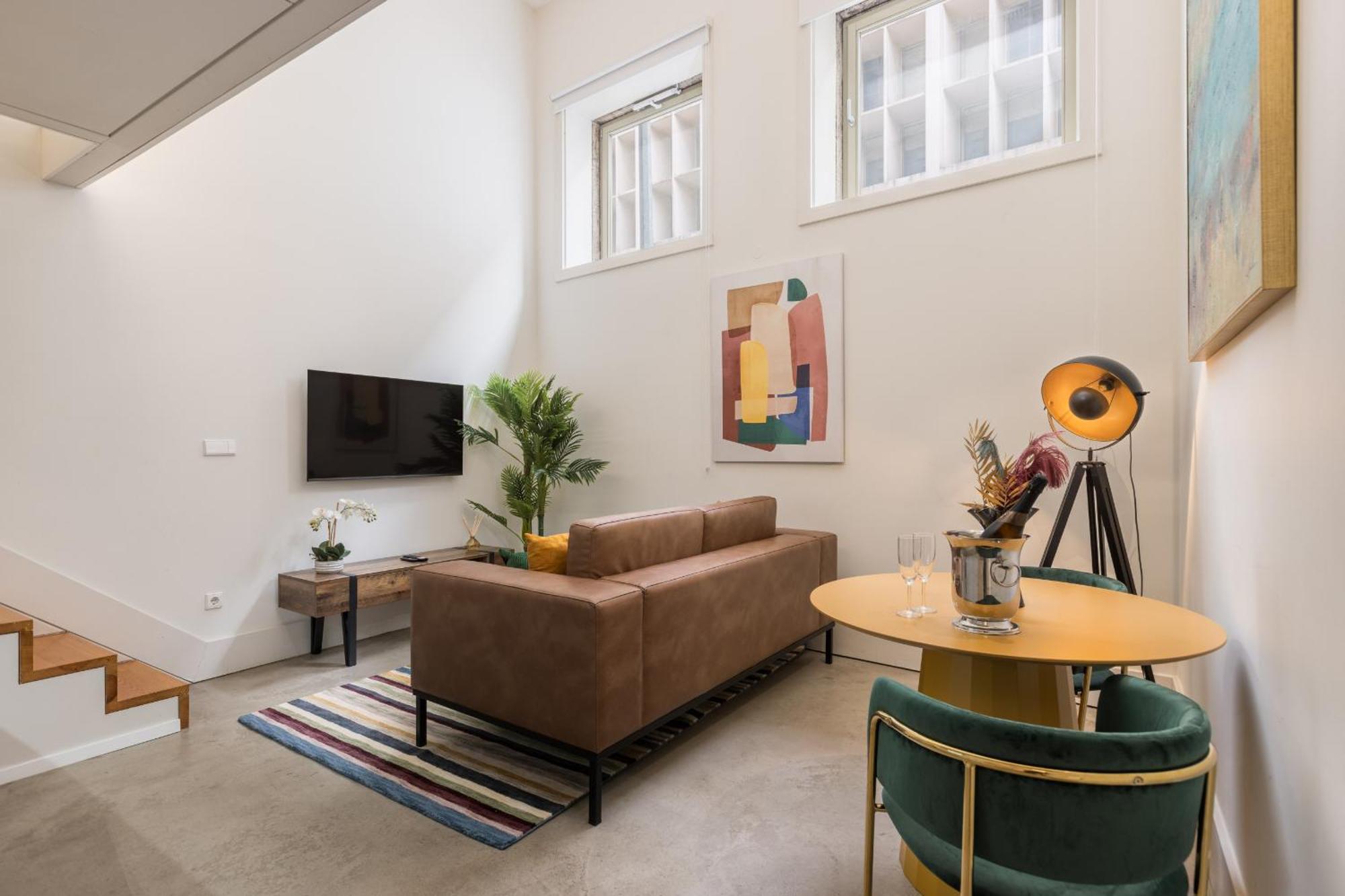 Industrial Cozy Loft Downtown Porto Leilighet Eksteriør bilde